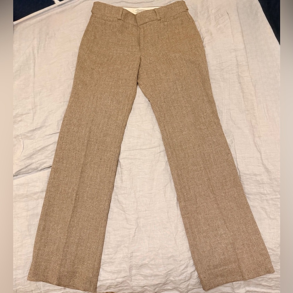 [NWOT] Banana Republic  Martin Fit Herringbone Wool Lined Dress Pants - Size 6